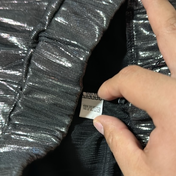 Plus wear Metallic Wide Leg Pants - XXL - Picture 9 of 10